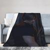 Leon Kennedy Blankets Resident Video Game Eviled Flannel Vintage Soft Throw Blanket for Home Spring/Autumn