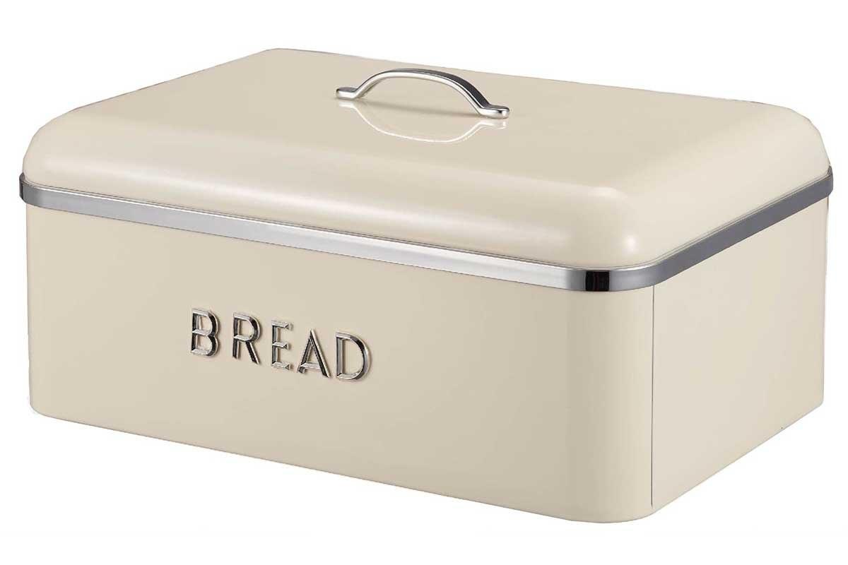 STEEL BREAD BOX WITH METLEX LID MX-1614CR