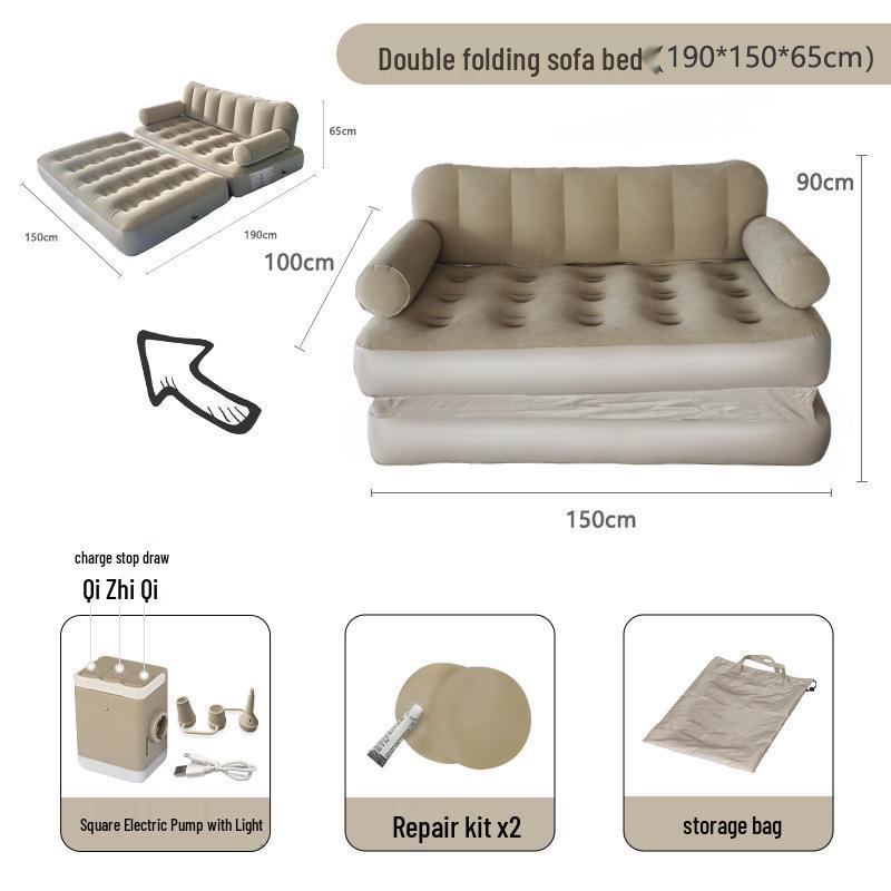 2-in-1 Portable Sofa Bed with Automatic