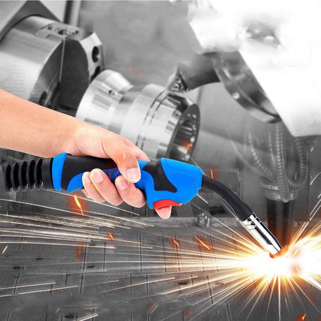 MIG Gas Shielded Welding Torch MB15AK Euro Standard Fitting Connector 3.8M
