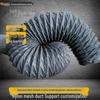 Minggu 800°C High Temperature Flexible Telescopic Duct