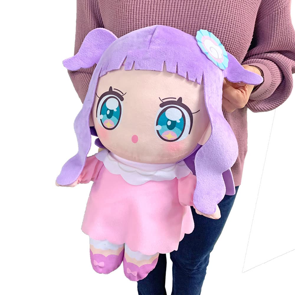 Hirogaru Sky PreCure Super Huge Sitting Plush Toy Princess El, Approx. 28cm, Official Merchandise