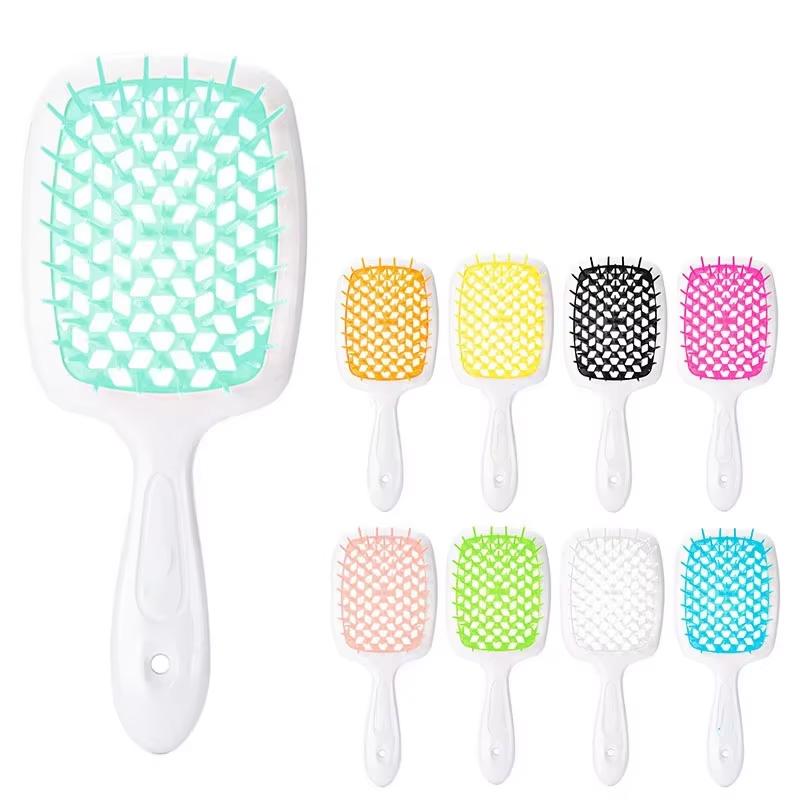 Hairdressing Hair Smoothing Honeycomb Curved Cutout Hair Brush Used For Styling Combing And Massaging The Scalp Hair Comb