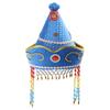 Mongolian Hat for Adult Children Ethnic Mongolian Dance Costume Hat for Performances Stage Props Head Accessories