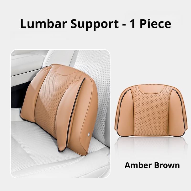 For XPENG Car Headrest Pillow Lumbar Support Nappa Leather Breathable Fit P7 P7+ G6 G7 G9 X9 L03 MONA Car Interior Accessories