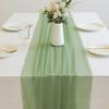 1/5 Pack Chiffon Table Runner Easter Spring Boho Rustic 75x300CM Wedding Centerpiece Runner Decor Sheer Bridal Shower Birthday Party Decorations