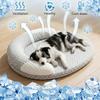 Letto Rinfrescante per Cani Estate Seta di Ghiaccio Tappetino per Gatti Ovale Nido per Animali Traspirante Dissipazione del Calore Tappetino Rinfrescante per Cani Gatti Piccoli Medi Grandi