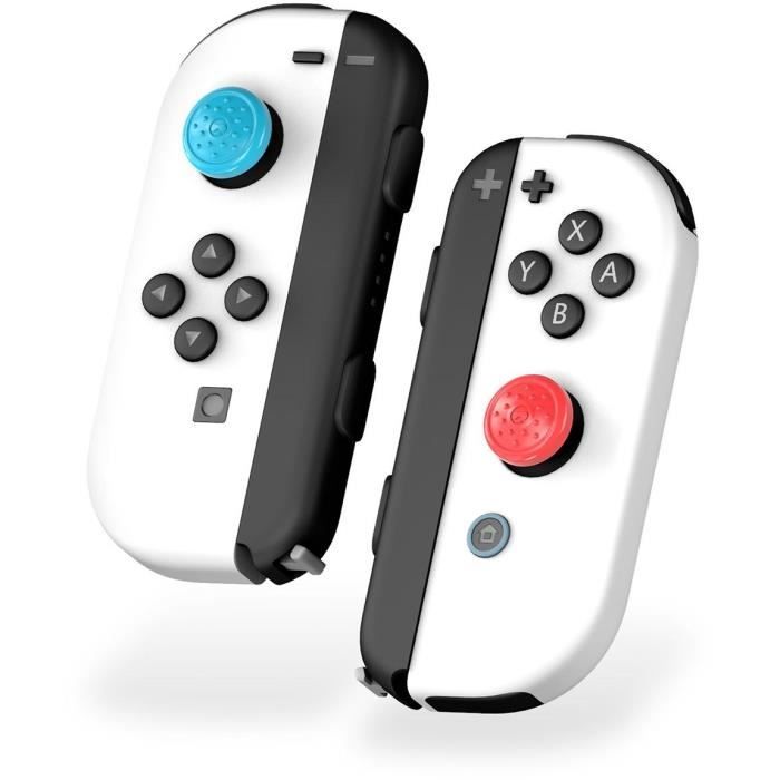 Thumbgrips - KONTROLFREEK - 1510-JOY - Pack de 8 capuchons de joystick - Pour Joy-Con Switch et Switch Lite - Multicolore