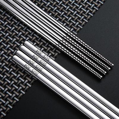 Lijia 304 Stainless Steel Square Chopsticks