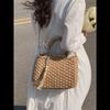 Vacation Casual Woven Fringe Drawstring Tote Bag, Fashion Summer Vacation Bag, Beach Essentials Women Bags For Vacation & Holiday