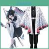 Demon Slayer Kimetsu No Yaiba Kochou Shinobu Cosplay Costume Robes For Enthusiasts