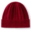 Cashmere Autumn and Winter New Cashmere Blended Pit Strip High Elasticity Simple Warm Ear Protection Cold-proof Cashmere Cap