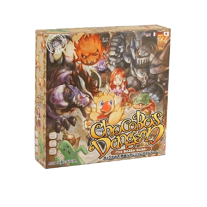 Square Enix Chocobo's Mystery Dungeon Board Game (1-4 Players, Ages 13 and Up)