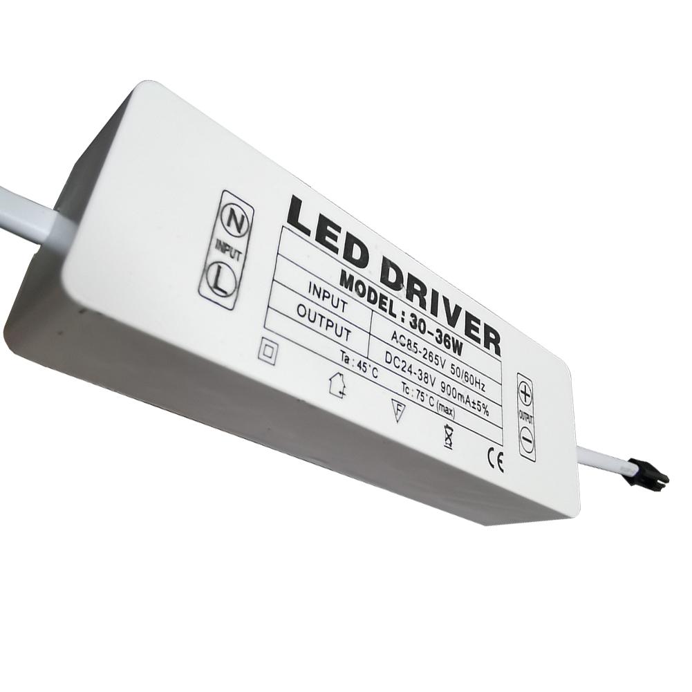1pc 20W/30W LED Driver Power Supply AC85-265V Adapter Transformer Switch For Downlights Ceiling Lights Panel Lights All Lamps