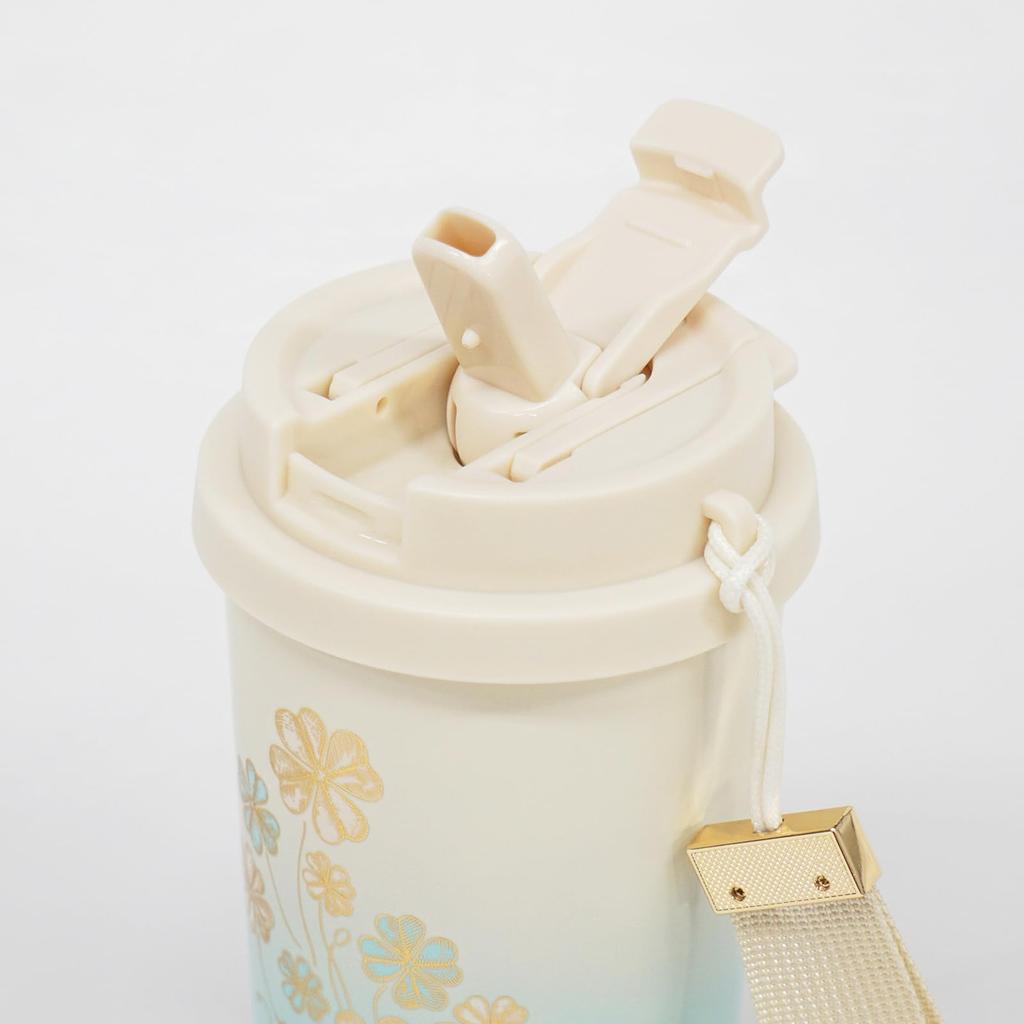 GERM Sparkling Design 500ml Tumbler 316 Stainless Steel Vacuum Insulated Keeps Drinks Hot or Cold Includes Lid Straw Dishwasher Safe Portable Mug