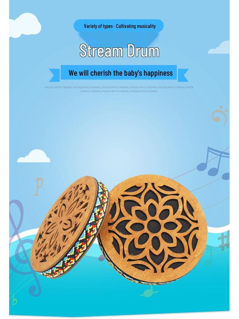 Portable Ethnic Rain Stick: Natural Instrument for Soothing Stream Sounds