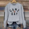 Women's Fashionable And Casual Long Sleeved Printed Round Neck Sportswear Pullover Sweatshirt Top