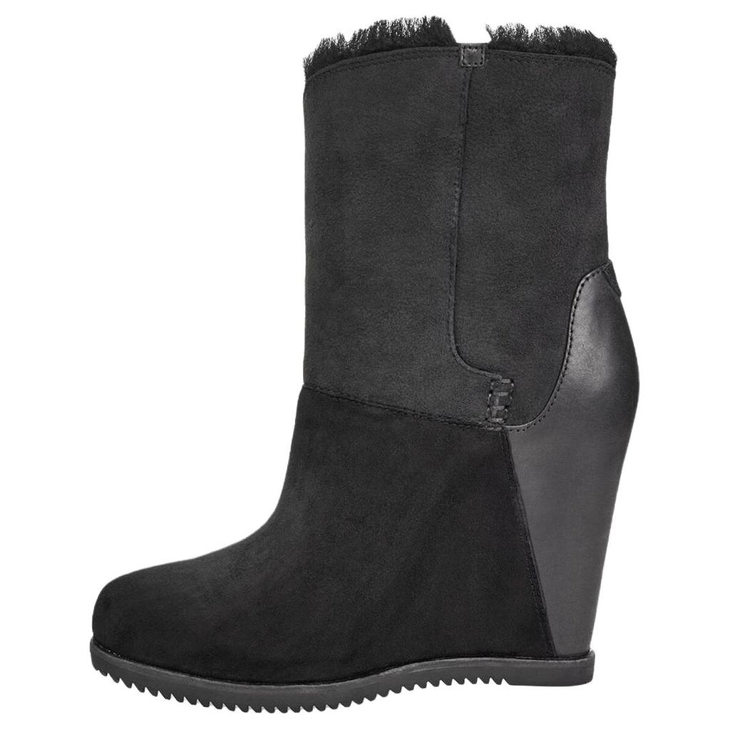 UGG Australia Suede Versatile Vintage Short Boots Women Boots Black 1105576-BLK