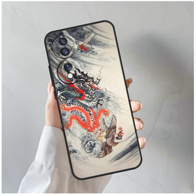 Chinesische Drachen Hülle Für Honor X9a X8a X6a X7a X6 X7 X8 X9 X9b X8b Honor 70 50 90 Lite Magic 5 6 Pro Cover