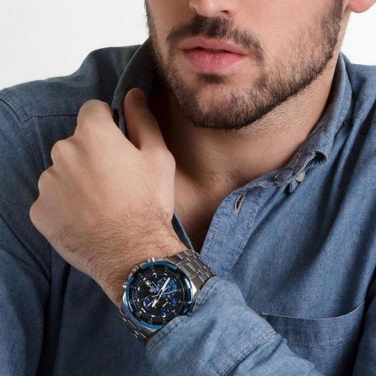 CASIO Chronograph 'Edifice' Men's Watch EFR-539D-1A2VUEF Blue Watch EFR-539D-1A2 EFR-539D-1A2