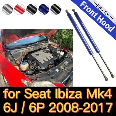Hood Bonnet Struts for Seat Ibiza Mk4 6J 6P 2008-2017 Front Lift Supports Shock Damper Gas Springs Rod Absorber Accessories Prop