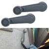 Fensterkurbel, 2 Stück, automatische Fenstergrifferhöhungen, Kurbelkurbel für T100, Pickup (Grau)