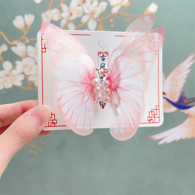 1PCS New Moving Dreamlike Butterfly Baby Hairpins Cute Girls Hair Clips Kids Headwear Children Hair Accessories