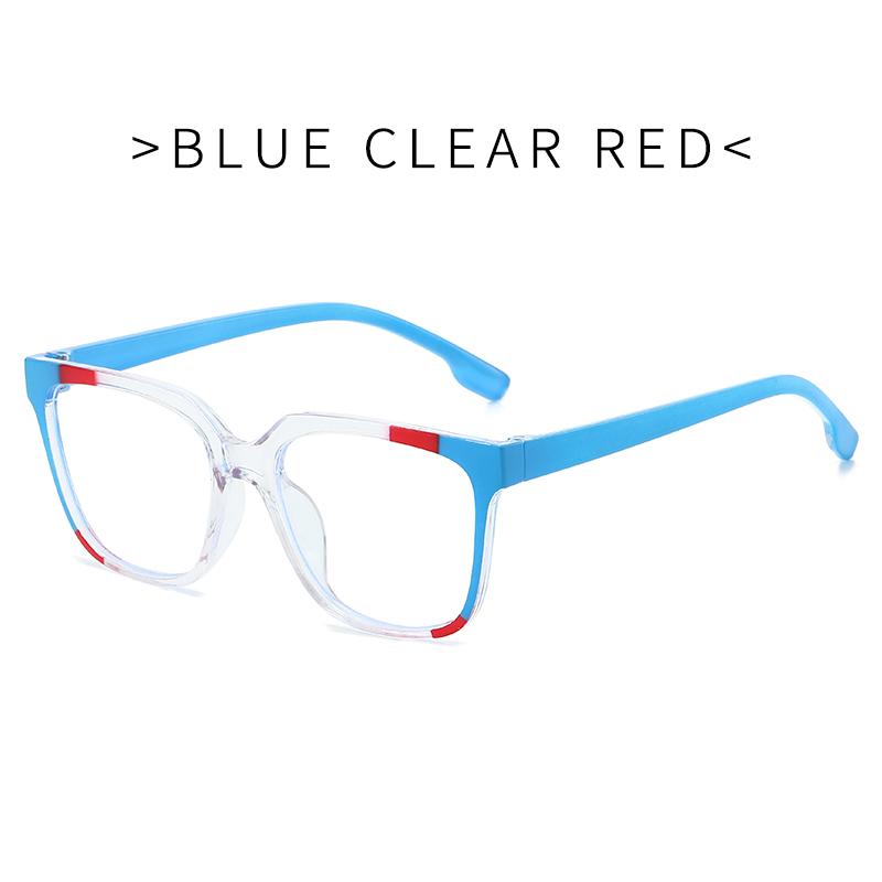 New Multi-Color Fashion Square Glasses Unisex Anti-Blue Light Eyewear