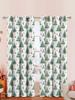1pc Christmas Blackout Curtains with Christmas Tree Pattern, Suitable for Christmas Family Dinners and Parties