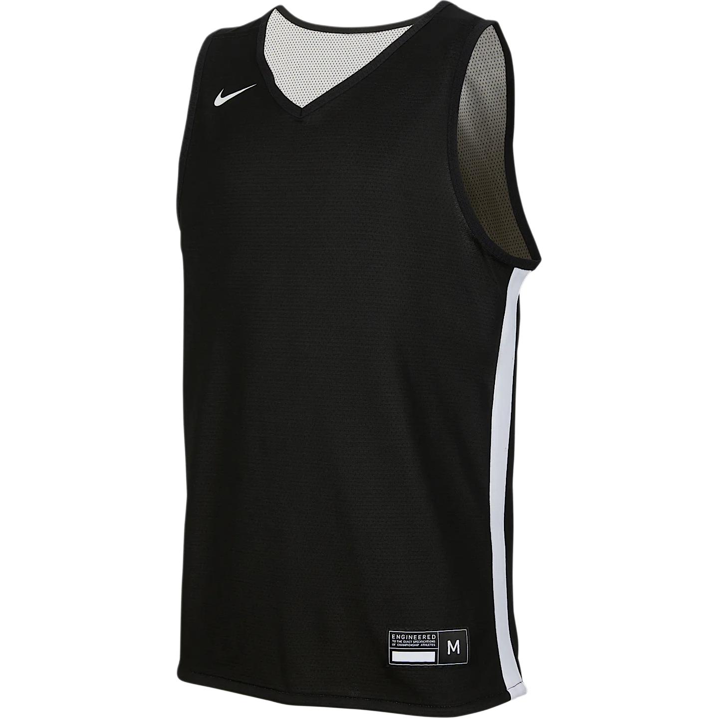 

Nike Reversible Knit Sports Vest With Logo Kids Tops Black IB8904-010 S