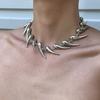 Geometric Asymmetrical Irregular Alloy Pendant Necklace Men Women Hip Hop Streetwear Statement Jewelry