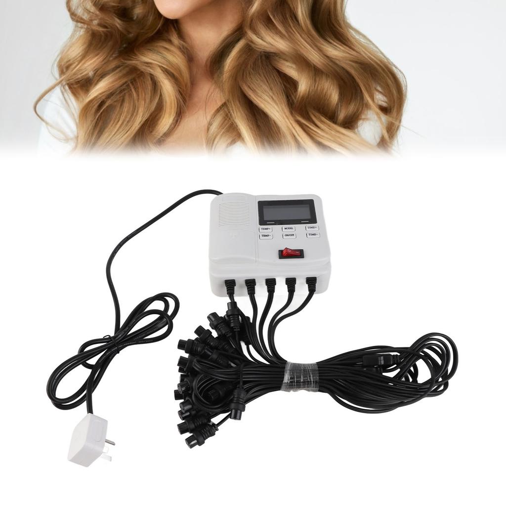 Digitale PTC-Heizung Dauerwelle Maschine mit Lockenwickler Einstellbare Temperatur Haar Styling ToolAU