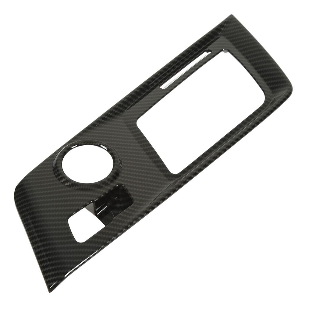 Bilväxellådslock Trim Kolfiberstil Konsol Växlingspanel Ram Klistermärke Ersättning för Corvette C7 2014–2019