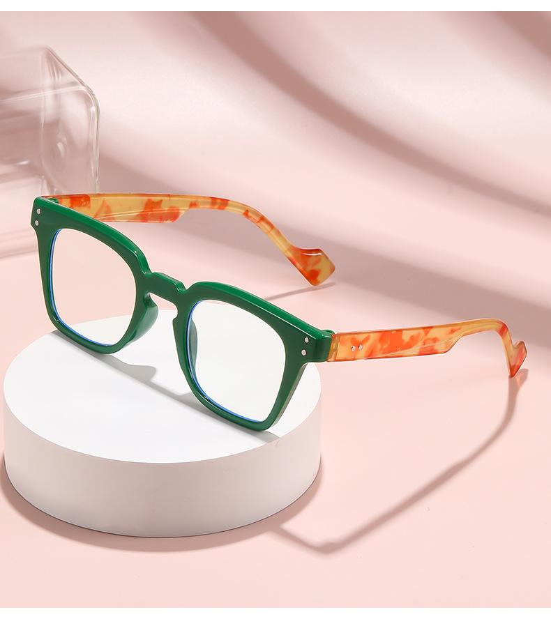 

Модные ретро очки для чтения Мужские квадратные компьютерные Женские против синего света Пресбиопия Гиперметропия Очки +1.0 +1.5 +2.0 +400