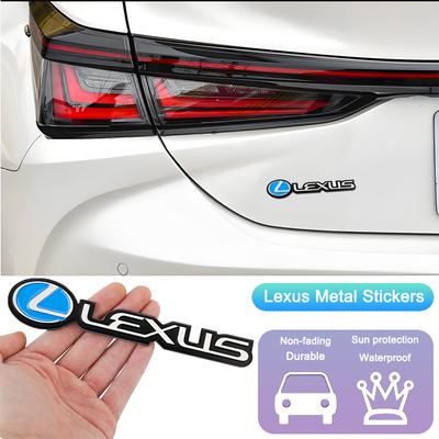 3D Metal Stickers Car Trunk Badge Emblem For F SPORT LBX NX RX 350h 450h Plug-in Hybrid ES UX 300e GS GX IS LS LX CT LC RC
