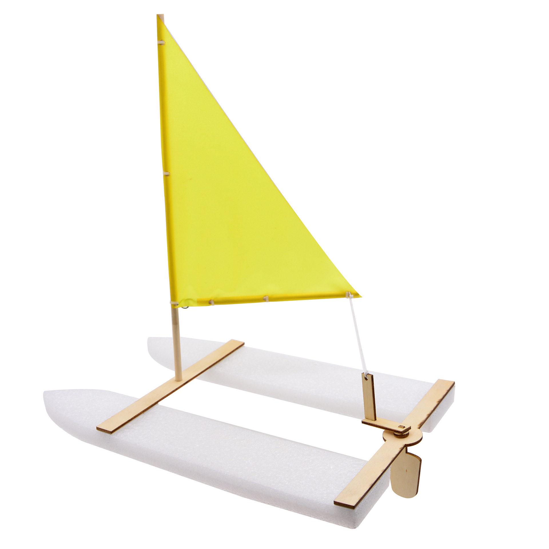 Самоходная модель катамарана: Изобретение маленькой парусной лодки для урока рукоделия от учителя Син Other