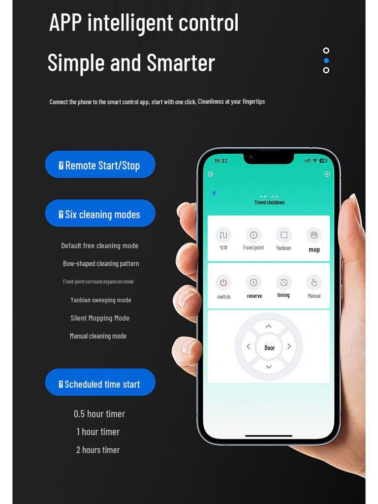 3-in-1 Smart Robot Vacuum: Sweeping, Vacuuming & Mopping with Remote & Water Tank
