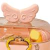 Children Cartoon Hair Accessories Box Dustproof Divided Large Capacity Hairpin   with Lid for Kids