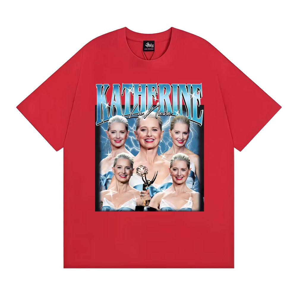 

Katherine LaNasa Vintage American Actress T Shirt Harajuku Hip Hop Retro Unisex WOMEN Tshirt Oversized Short Sleeve Tee Shirt Tops S