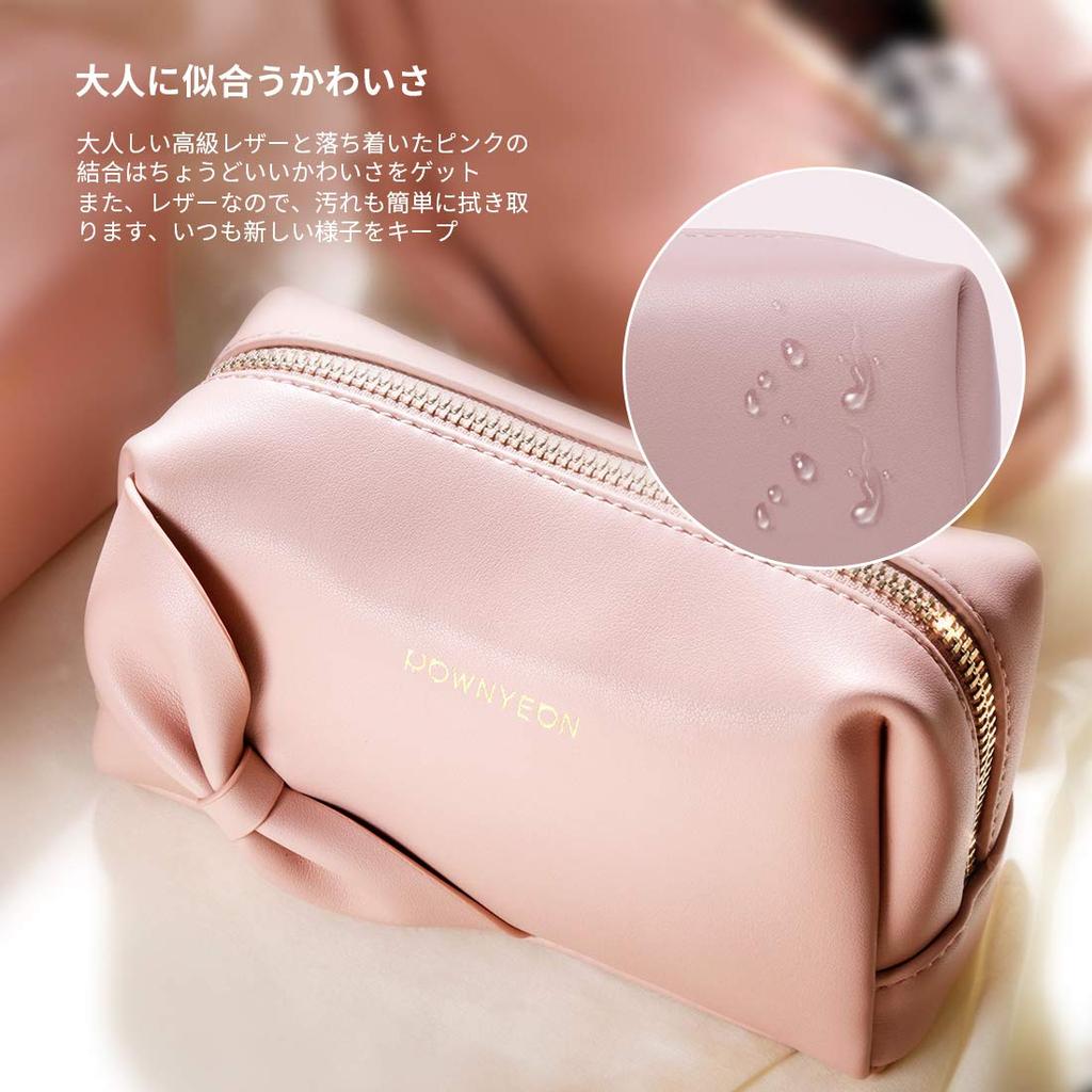 Rownyeon Makeup Lots of Cosmetic Korean Pencil Water Small Item Brush Pen Birthday Gift Pouch, Portable, Cute, Compact, Dividers, Pouch, Style,