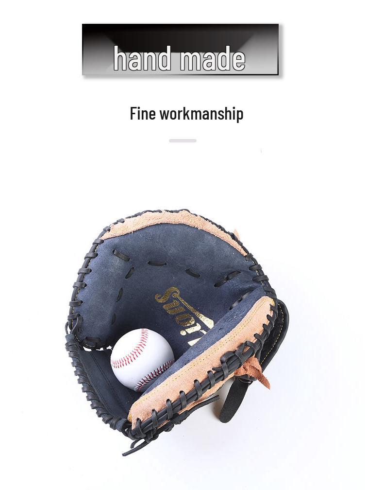 Professional Adult Full Cowhide Baseball Glove for Catchers, Infielders, and Pitchers