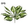 Lifelike Simulated Flowers Artificial Green Leaves DIY Plant for Garden Decor