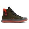 Converse Chuck Taylor All Star CX Trendy High-Top Espadrilles Unisex Army Green