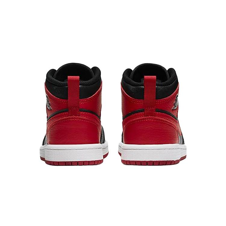 (PS) Air Jordan 1 Mid 'Banned' Kids' 640734-074