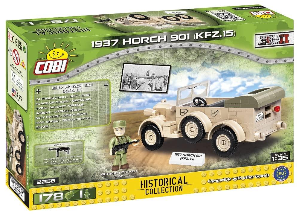 Cobi Historical Collection #2256 Horch 901 (KfZ.15) North Africa (WWII German Army) 135 Scale [Military Blocks - COBI Official Japan Distributor]
