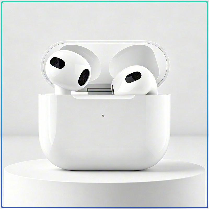 Apple Wireless Earbuds AirPods 3 360° Surround Spatial Audio Touch Control Auto Pair HD Clear Call Lightweight Sports Bluetooth Headphones