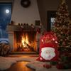 Grande Hotte de Noël XL 100x60 cm – Sac Cadeaux 3D Brodé “Joyeux Noël” avec Motif Père Noël, Décoration et Emballage Fêtes