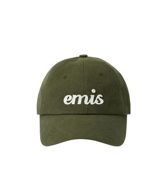 Official APPLIQUE BALL CAP EMIS Korean Brand Cap Casual Fashion Logo Design [EMIS]