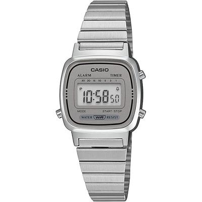 Watch Digital NEW Design Silver X Gray Overseas Model [Casio] Women's LA670WA-7 [Item]