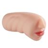 Blowjob Realistic Pornstar Male Masturbator,Real Mouth Deep Throat Oral Sex with Tongue Textured,Stroker Pocket Soft Sex Dolls Play Toy for Adult Men